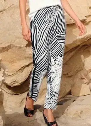 Новые брюки принт зебра бренд alba modaразм 48 эвроп. наш 54-52