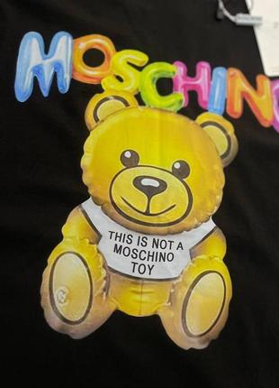 🩷есть наложка 🩷женская футболка "moschino"💜lux качество 😍2 фото