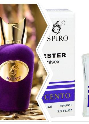 Тестер sospiro perfumes accento- лучший аккомпанемент вашей натуры!