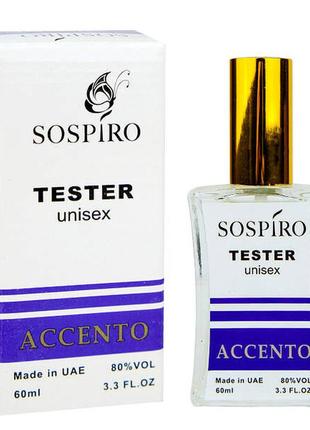 Тестер sospiro perfumes accento- лучший аккомпанемент вашей натуры!2 фото