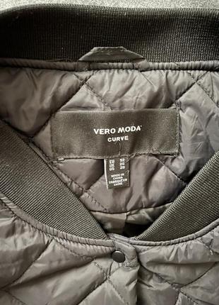 Vero moda стьобаний подовжений бомбер/куртка9 фото