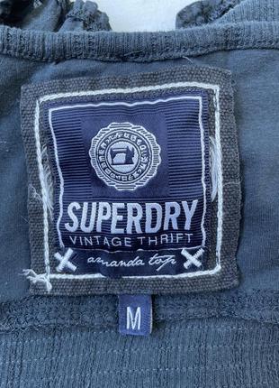 Длинная майка 100% хлопок superdry2 фото