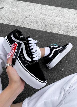 Жіночі замшеві кросівки vans old skool platform premium2 фото