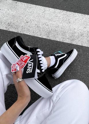 Жіночі замшеві кросівки vans old skool platform premium5 фото