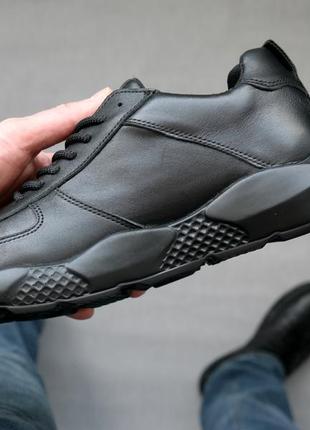 Чоловічі кросівки натуральна шкіра топова якість nikeкожаные кроссовки6 фото