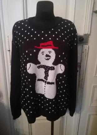 Свитер новогодний женский