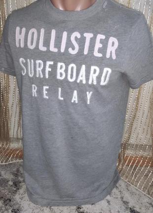 Стильна катонова фірмова футболка бренд.hollister.м