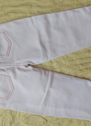 Белые джинсы chiara ferragni 4 года, люкс бренд7 фото
