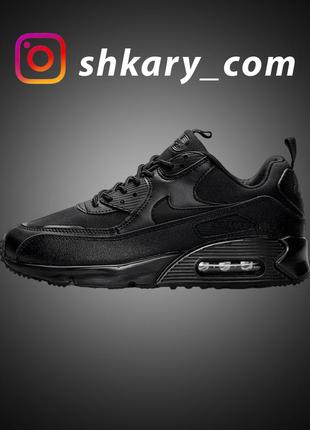 Кроссовки nike air max 90 black2 фото