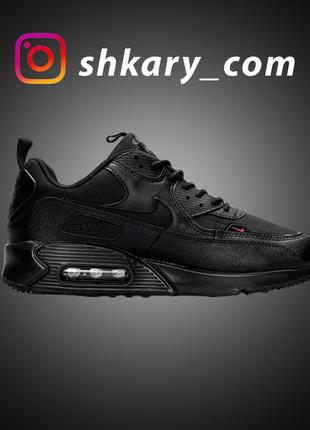 Кроссовки nike air max 90 black3 фото