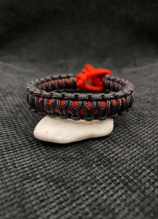 Паракордовый браслет с оплетением кобра с миникорда, цвет изделия под заказ1 фото