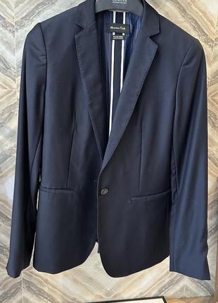 Massimo dutti пиджак синий 38 размер10 фото