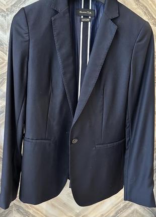 Massimo dutti пиджак синий 38 размер7 фото