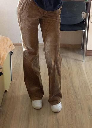 Вельветові брюки zara