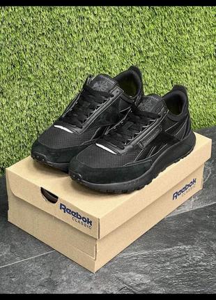 Reebok cl legasy all black1 фото