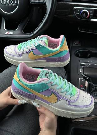 Nike air force 1 shadow turquoise yellow