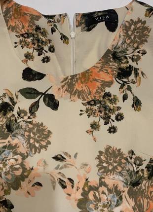 Платье женское в цветочный принт