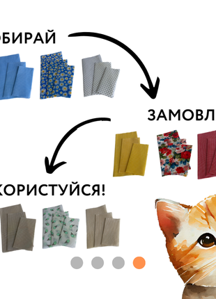 Набор вощанок s, m, l + восстановительная смесь в подарок / вощанки / восковые салфетки