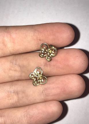 Сережки гвоздики в ассортименте 4 пары