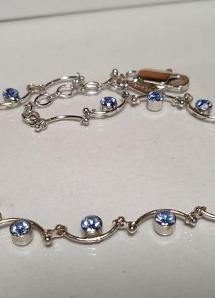 Браслет тонкий з камінцями