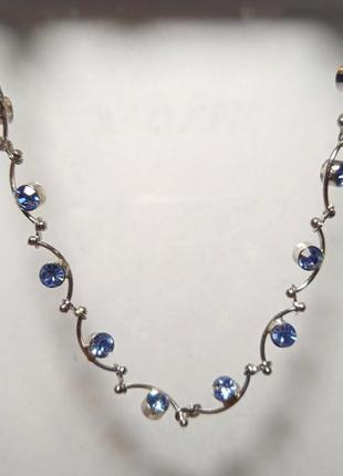 Браслет тонкий з камінцями