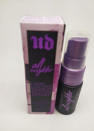 Спрей для закрепления макияжа urban decay all nighter makeup setting spray2 фото