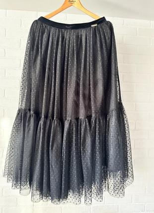 Пышная юбка из фатина grange размер 40 xl длинное миди