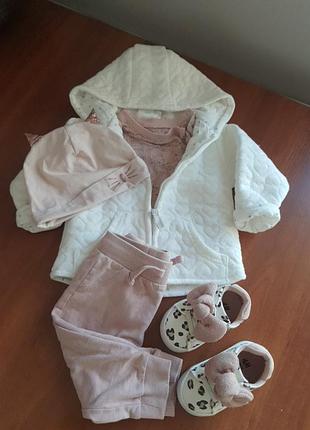 Комплект для девочки на 80 см б/в.
