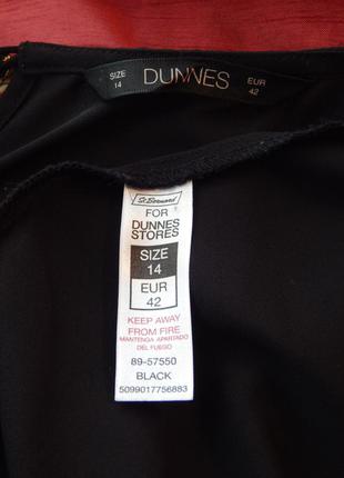 Чорна блуза dunnes ( розмір 14)4 фото