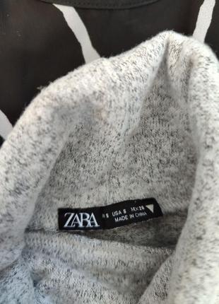 Трикотажное платье трапеция zara3 фото