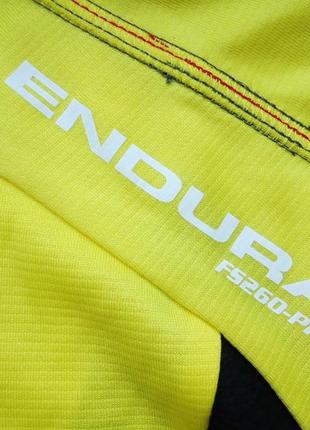 Велофутболка велоджерси endura fs260 pro il yellow jersey (l)5 фото