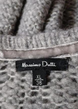 Брендовый супер теплый свитер джемпер р.xl от massimo dutti4 фото