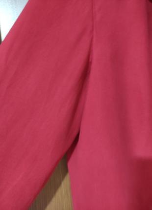 Винтажный шелковый пиджак silhouettes (100% шелк)5 фото