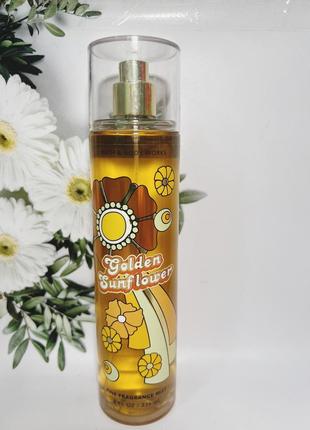 Набор мист + гель golden sunflower от bath and body work2 фото
