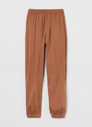 Нейлоновые коричневые брюки h&amp;m