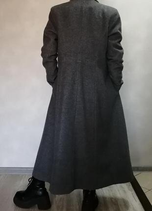 Пальто двубортное шерстяное, от бренда hennes6 фото