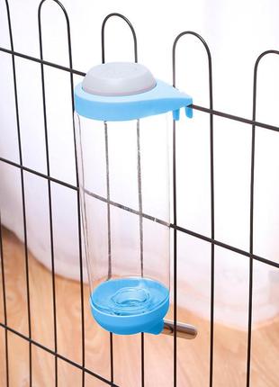 Диспенсер для воды taotaopets 128802 500 мл blue поилка для домашних животных морская свинка белка кролик3 фото