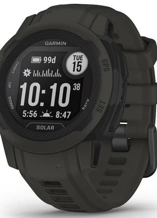 Спортивные часы garmin instinct 2s solar graphite gray1 фото