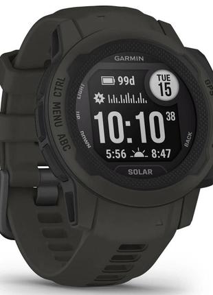 Спортивные часы garmin instinct 2s solar graphite gray5 фото