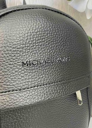 Маленький женский рюкзак прогулочный в стиле michael kors. мини рюкзачок для девушек майкл корс8 фото