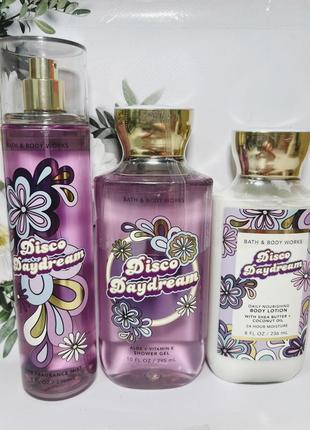Набор мист + лосьон + гель disco daydream от bath and body works