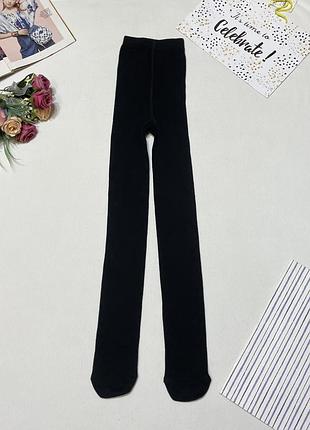 Бавовняні колготи чорного кольору primark 🌷 розмір	11-12 років2 фото