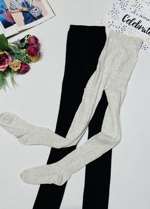 Бавовняні колготи чорного кольору primark 🌷 розмір	11-12 років3 фото