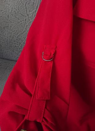 Женская блуза бордо р.42/44 блузка рубашка батник3 фото