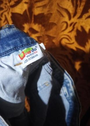 Шорты джинсовые на девочку 4