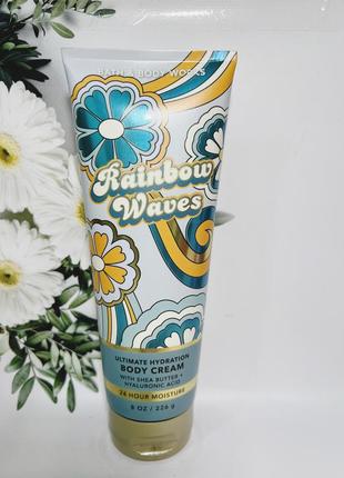 Крем для тела rainbow waves от bath and body works