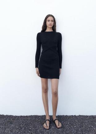 Плаття в рубчик zara