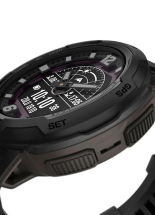 Спортивний годинник garmin instinct crossover solar tactical black10 фото