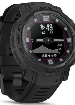 Спортивний годинник garmin instinct crossover solar tactical black4 фото