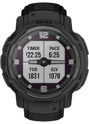 Спортивний годинник garmin instinct crossover solar tactical black7 фото